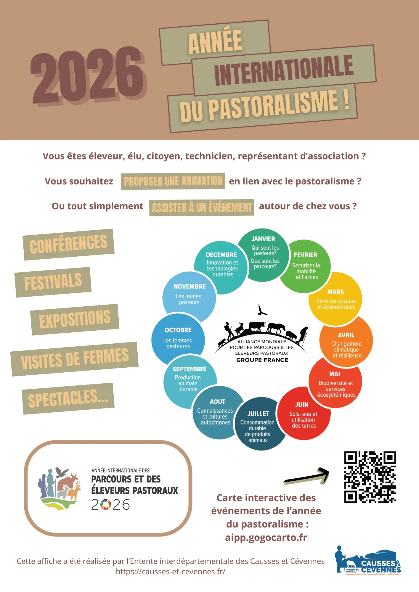 Affiche année pastoralisme 2026