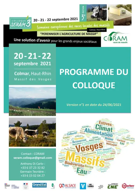 Programme du colloque SERAM 3